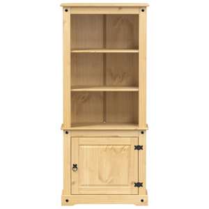 Skříň highboard Corona 74 x 38 x 170 cm masivní borové dřevo - obrázek 4