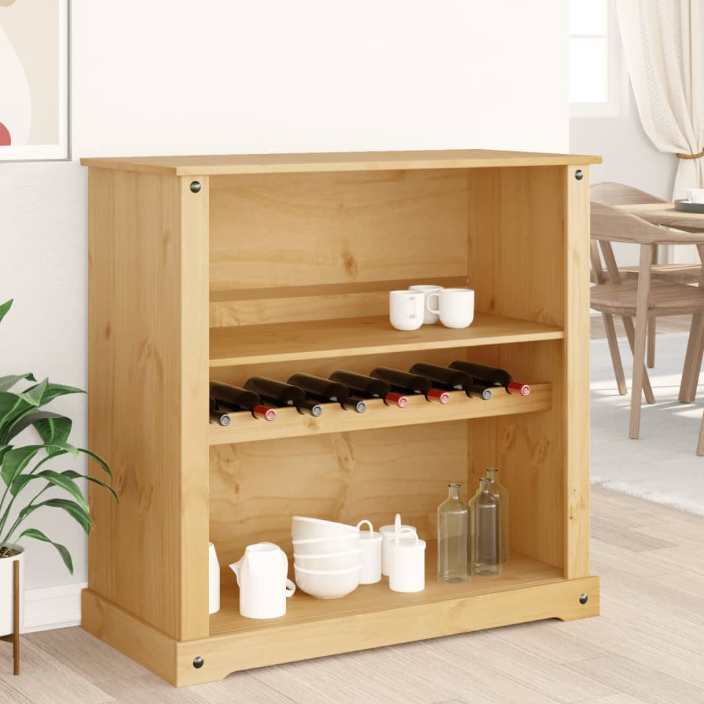 Thumbnail - vidaXL Weinschrank Corona 107,5x51x105,5 cm Massivholz Kiefer