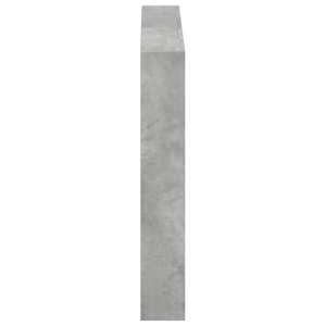 Čelo postele úložný prostor a LED betonově šedé 100x17x102 cm - obrázek 7