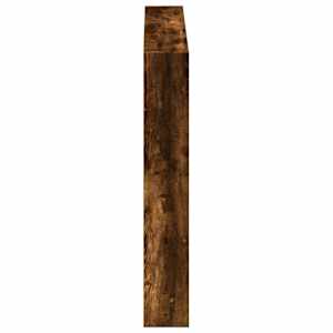 Čelo postele s úložným prostorem a LED kouřový dub 100x17x102cm - obrázek 7