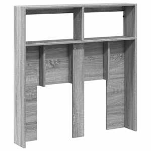 Čelo postele s úložným prostorem a LED šedé sonoma 100x17x102cm - obrázek 8