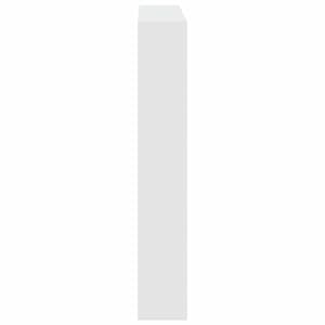 Čelo postele s úložným prostorem a LED bílé 120 x 17 x 102 cm - obrázek 7