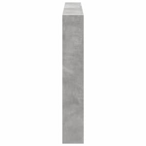 Čelo postele úložný prostor a LED betonově šedé 160x17x102 cm - obrázek 7