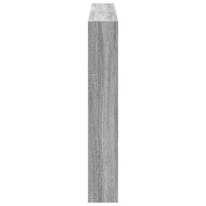 Čelo postele s úložným prostorem a LED šedé sonoma 160x17x102cm - obrázek 7