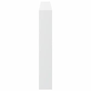 Čelo postele s úložným prostorem a LED bílé 180 x 17 x 102 cm - obrázek 7