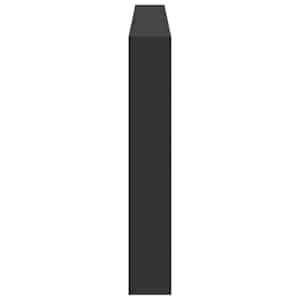Čelo postele s úložným prostorem a LED černé 200 x 17 x 102 cm - obrázek 7