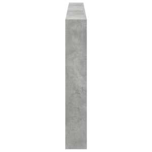 Čelo postele úložný prostor a LED betonově šedé 220x17x102 cm - obrázek 7