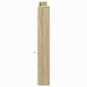Čelo postele úložný prostor a LED dub sonoma 220x16,5x103,5 cm - obrázek 7
