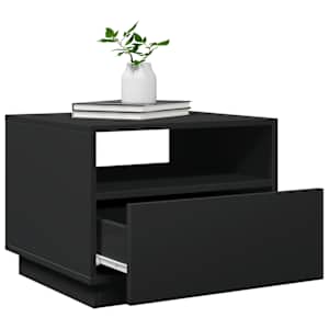 Konferenční stolek s LED osvětlením černý 50 x 49 x 40 cm - obrázek 6