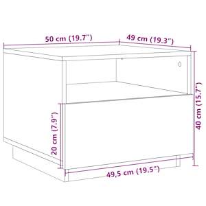 Konferenční stolek s LED osvětlením dub sonoma 50 x 49 x 40 cm - obrázek 15