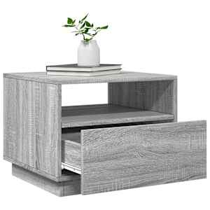 Konferenční stolek s LED osvětlením šedý sonoma 50 x 49 x 40 cm - obrázek 6