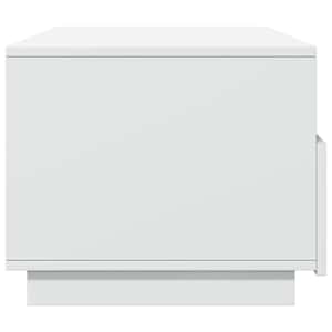 Konferenční stolek s LED osvětlením bílý 90 x 49 x 40 cm - obrázek 8