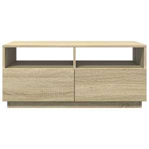 Konferenční stolek s LED osvětlením dub sonoma 90 x 49 x 40 cm - obrázek 5