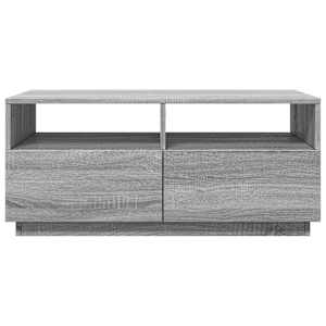 Konferenční stolek s LED osvětlením šedý sonoma 90 x 49 x 40 cm - obrázek 5