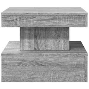 Konferenční stolek s LED osvětlením šedý sonoma 50 x 50 x 40 cm - obrázek 7