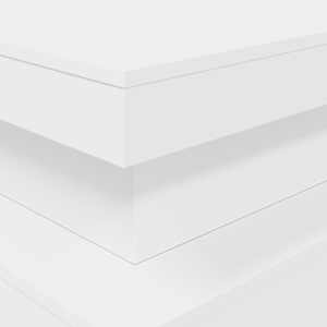 Konferenční stolek s LED osvětlením bílý 90 x 50 x 40 cm - obrázek 10