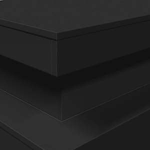 Konferenční stolek s LED osvětlením černý 90 x 50 x 40 cm - obrázek 10