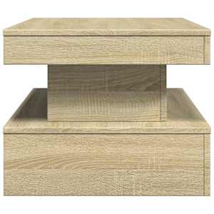Konferenční stolek s LED osvětlením dub sonoma 90 x 50 x 40 cm - obrázek 8