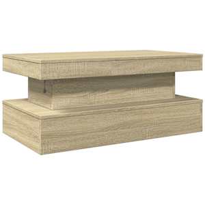Konferenční stolek s LED osvětlením dub sonoma 90 x 50 x 40 cm - obrázek 9