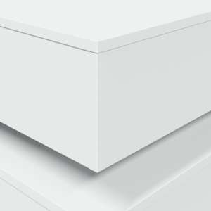 Konferenční stolek s LED osvětlením bílý 90 x 50 x 40 cm - obrázek 10