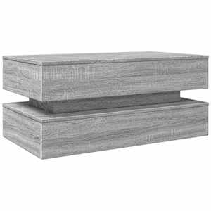 Konferenční stolek s LED osvětlením šedý sonoma 90 x 50 x 40 cm - obrázek 9