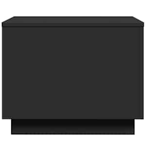 Konferenční stolek s LED osvětlením černý 50 x 50 x 40 cm - obrázek 8