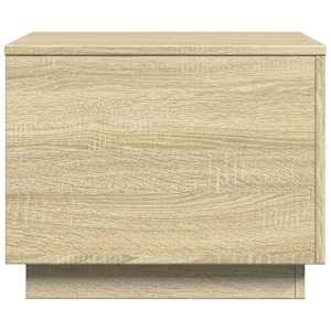 Konferenční stolek s LED osvětlením dub sonoma 50 x 50 x 40 cm - obrázek 8