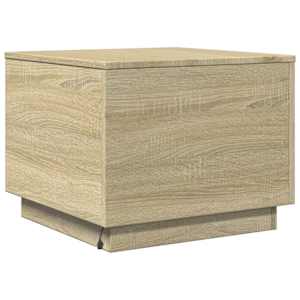 Konferenční stolek s LED osvětlením dub sonoma 50 x 50 x 40 cm - obrázek 9
