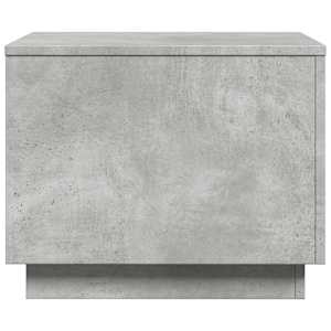 Konferenční stolek s LED osvětlením betonově šedý 50x50x40 cm - obrázek 8