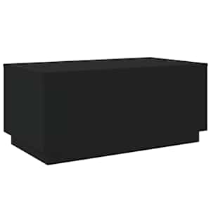 Konferenční stolek s LED osvětlením černý 90 x 50 x 40 cm - obrázek 3