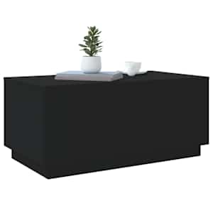 Konferenční stolek s LED osvětlením černý 90 x 50 x 40 cm - obrázek 6
