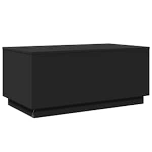 Konferenční stolek s LED osvětlením černý 90 x 50 x 40 cm - obrázek 9