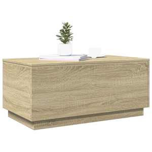Konferenční stolek s LED osvětlením dub sonoma 90 x 50 x 40 cm - obrázek 6