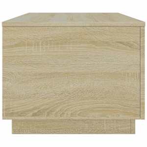 Konferenční stolek s LED osvětlením dub sonoma 90 x 50 x 40 cm - obrázek 8