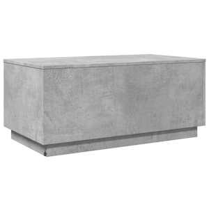 Konferenční stolek s LED osvětlením betonově šedý 90x50x40 cm - obrázek 9