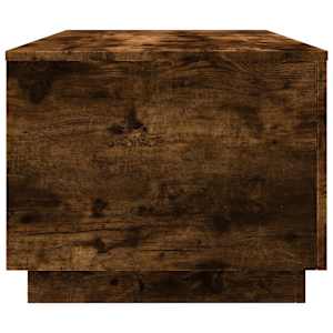 Konferenční stolek s LED osvětlením kouřový dub 90 x 50 x 40 cm - obrázek 8