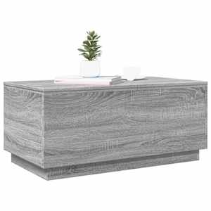 Konferenční stolek s LED osvětlením šedý sonoma 90 x 50 x 40 cm - obrázek 6