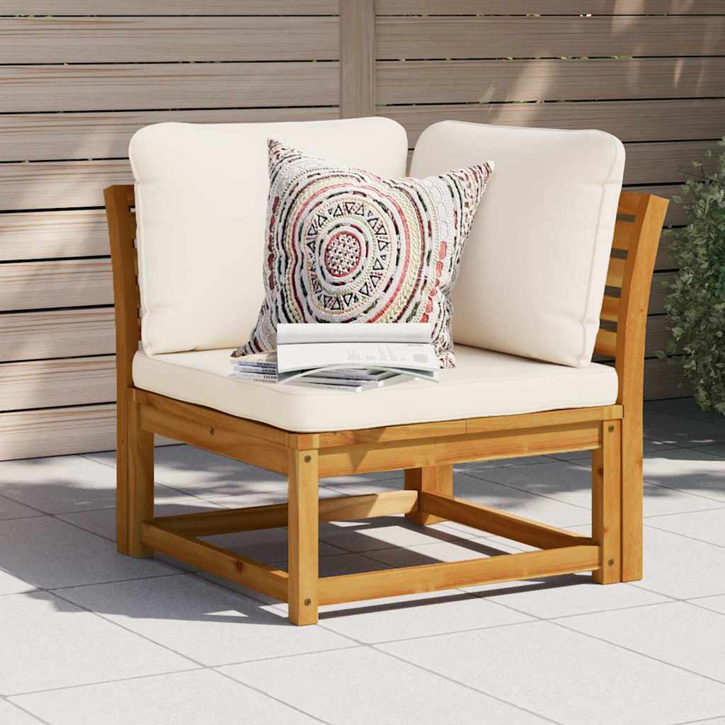 Thumbnail - vidaXL Garten-Ecksofa mit Kissen 73x73x65 cm Massivholz Akazie