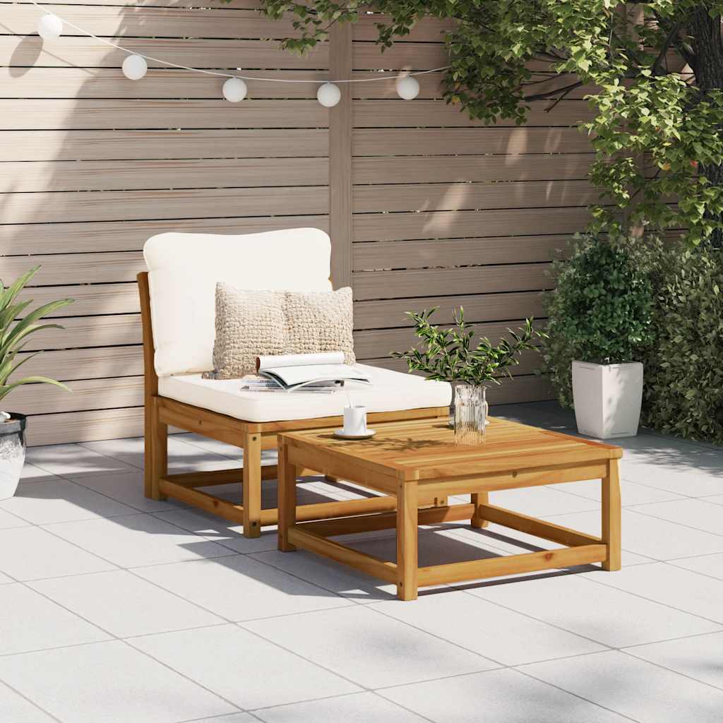 Thumbnail - vidaXL Gartensofa mit Kissen Massivholz Akazie