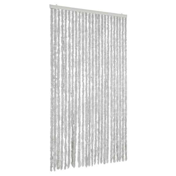 vidaXL putukakardin, hall, 100 x 220 cm, &scaron;enill