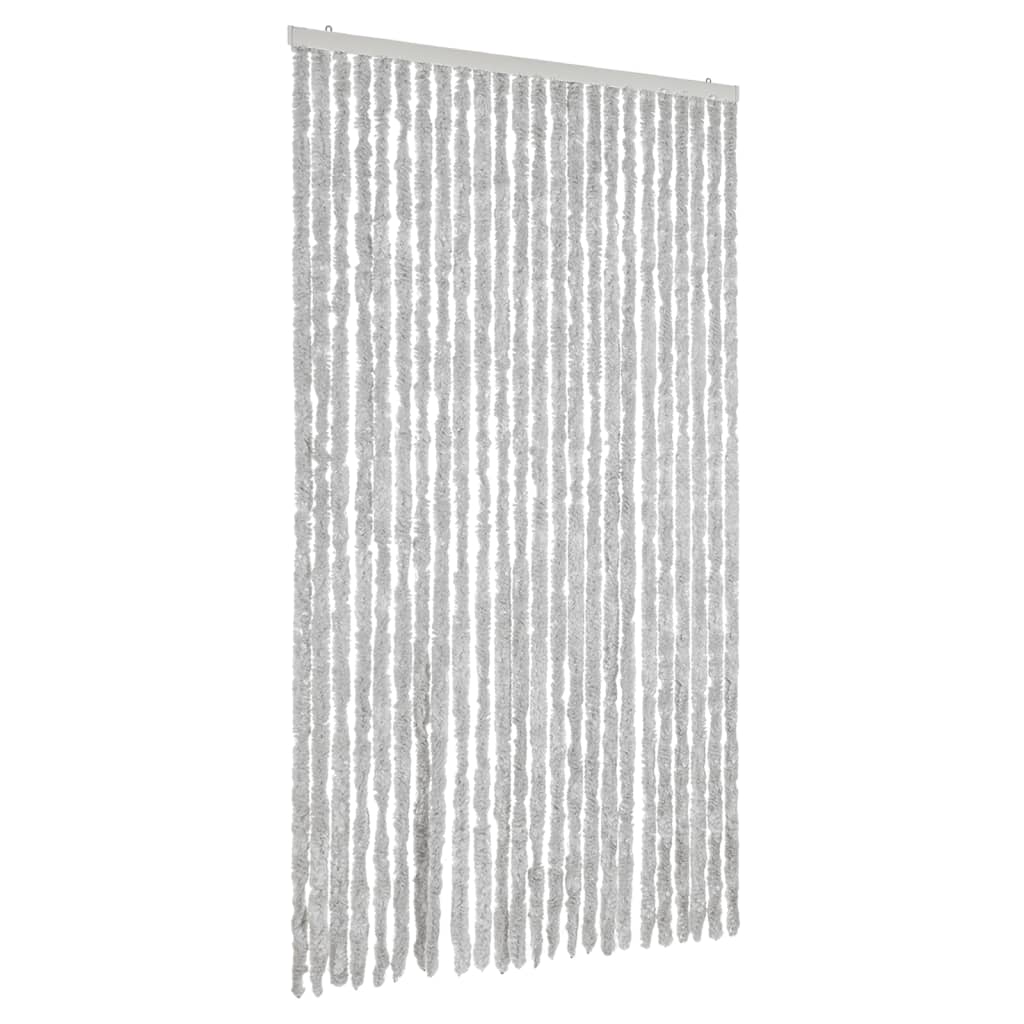 vidaXL Závěs proti hmyzu šedý 100 x 220 cm žinylka
