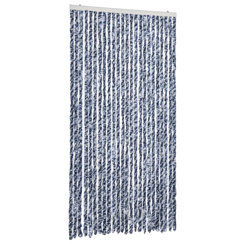 vidaXL Závěs proti hmyzu modrý a bílý 100 x 200 cm žinylka