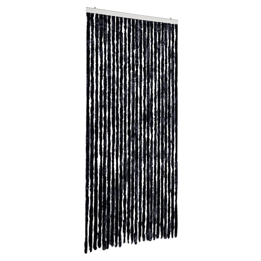 vidaXL Závěs proti hmyzu antracitový 100 x 230 cm žinylka