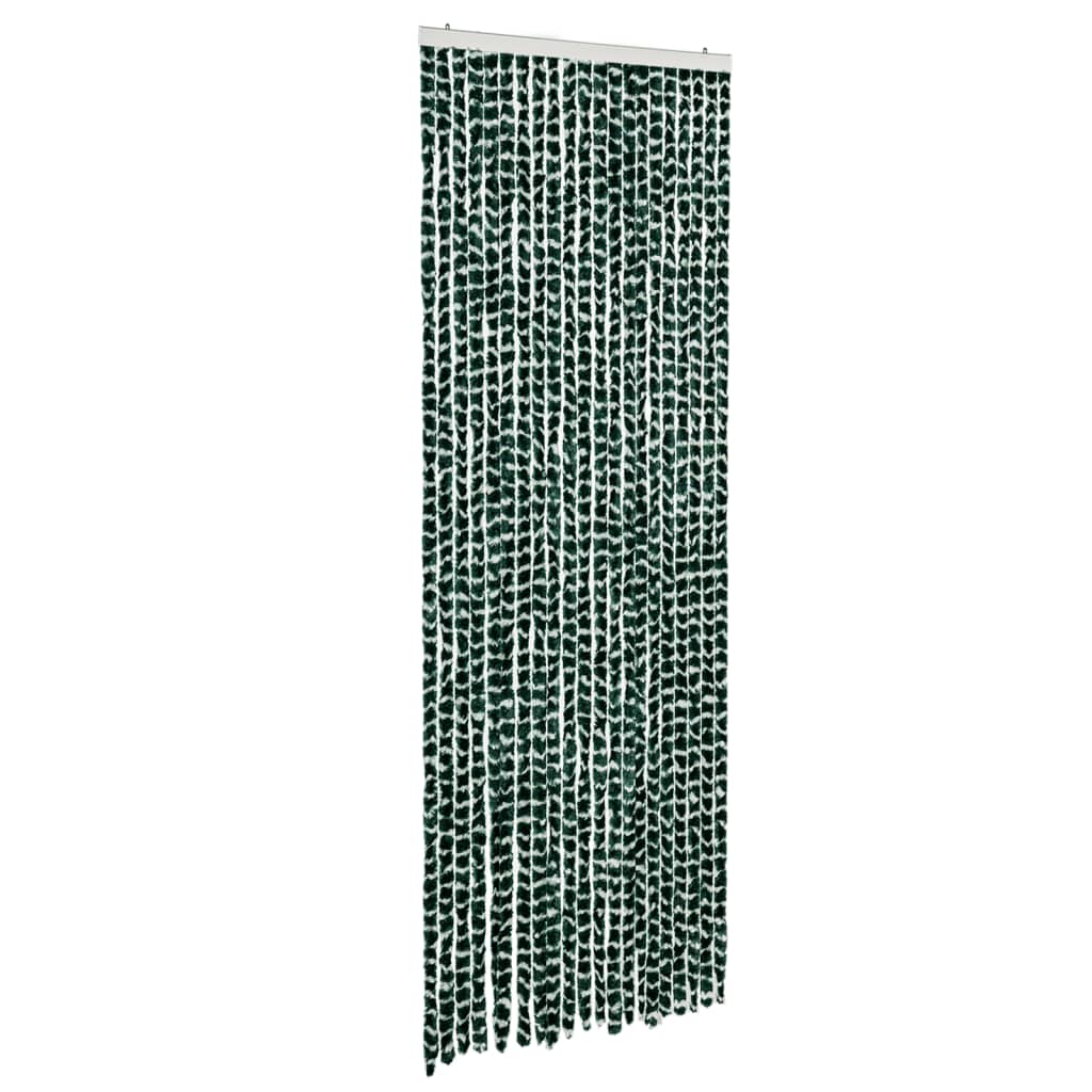 vidaXL Závěs proti hmyzu zelený a bílý 90 x 200 cm žinylka
