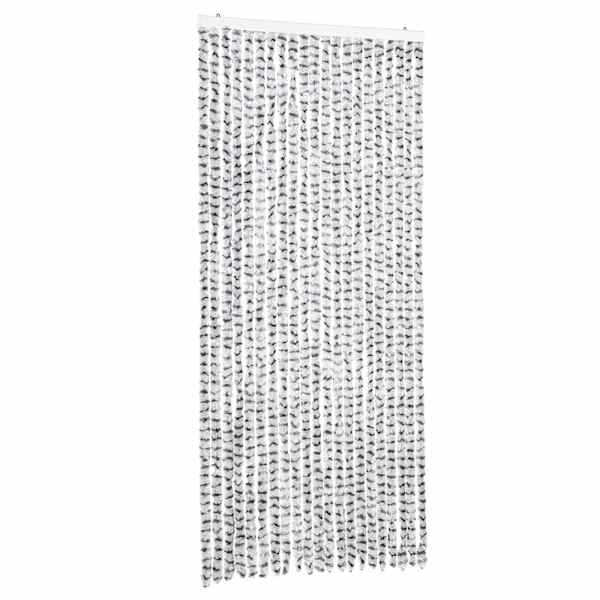 vidaXL putukakardin, helehall ja tumehall, 90 x 200 cm, &scaron;enill