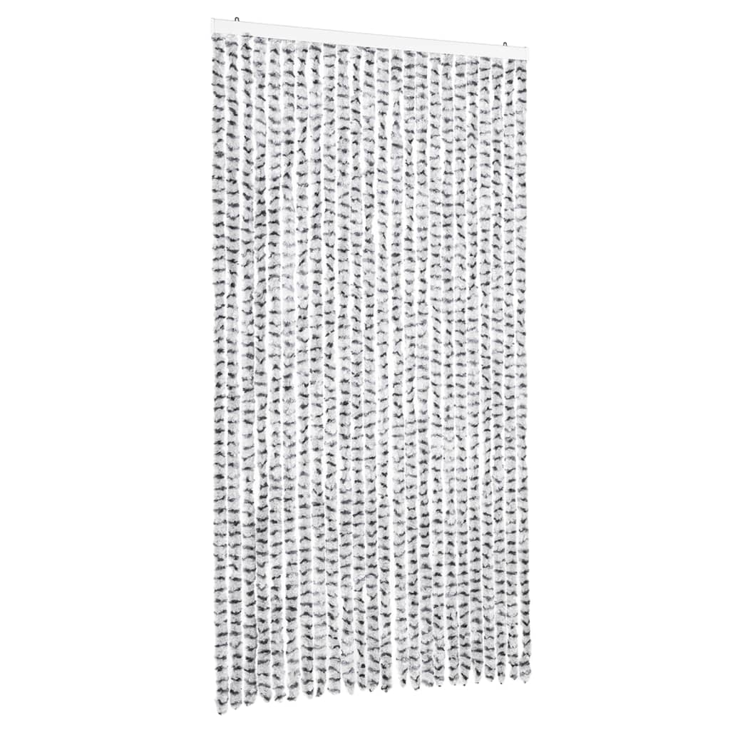 vidaXL Závěs proti hmyzu světle šedý a tmavě šedý 100 x 230 cm žinylka