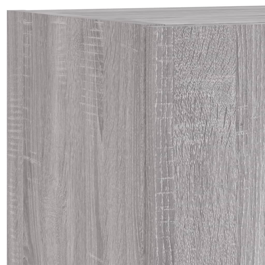 Komplet TV omaric LED 6-delni siva sonoma inženirski les - slika 13