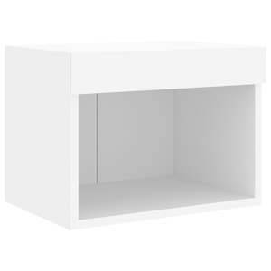 5dílná obývací stěna s LED osvětlením bílá kompozitní dřevo - obrázek 7