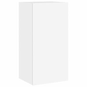 4dílná obývací stěna s LED osvětlením bílá - obrázek 9