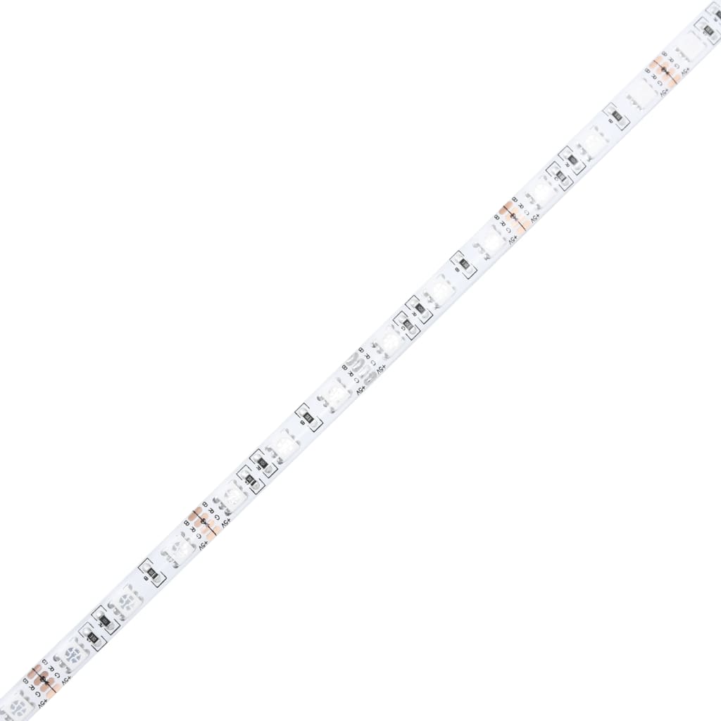4dílná obývací stěna s LED osvětlením dub sonoma - obrázek 15